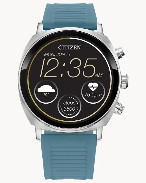 CZ Smart Touchscreen Black Dial Silicone Strap MX1000 01X CITIZEN
